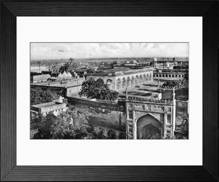 Framed Print : Diwan-i-am inside the Agra Fort, 20th century Framed Print : Diwan-i-am inside the Agra Fort, 20th century