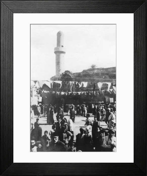 Framed Print : Exchange square, Baghdad, Iraq, 1917-1919 Framed Print : Exchange square, Baghdad, Iraq, 1917-1919