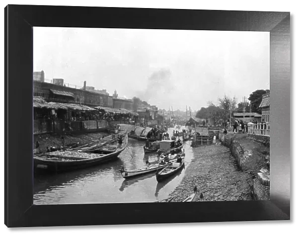 Scene from Whitely bridge, Ashar, Iraq, 1917-1919