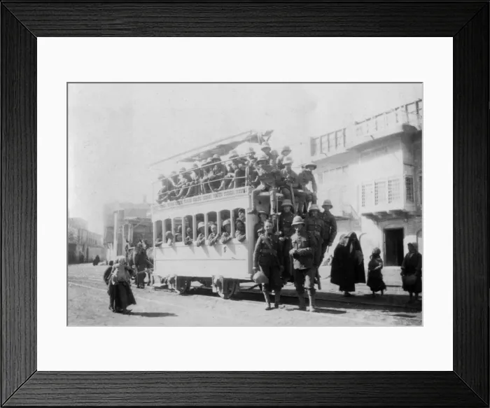 Framed Print : Soldiers from the East Surrey regiment in Kazimain, en route for Baghdad, Iraq, 1917-1919 Framed Print : Soldiers from the East Surrey regiment in Kazimain, en route for Baghdad, Iraq, 1917-1919