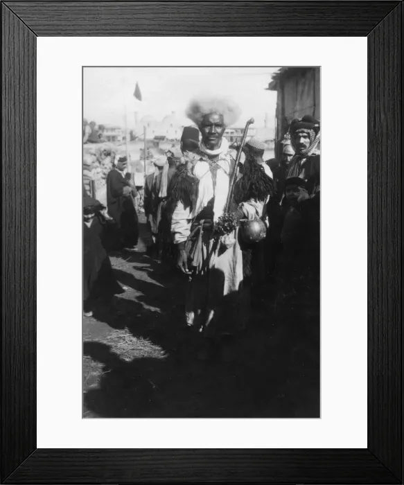 Framed Print : Persian pilgrim, Baghdad, Iraq, 1917-1919 Framed Print : Persian pilgrim, Baghdad, Iraq, 1917-1919