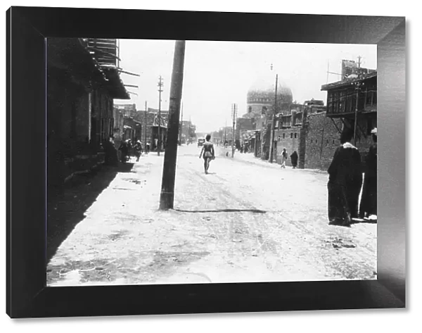 New Street, Baghdad, Mesopotamia, WWI, 1918