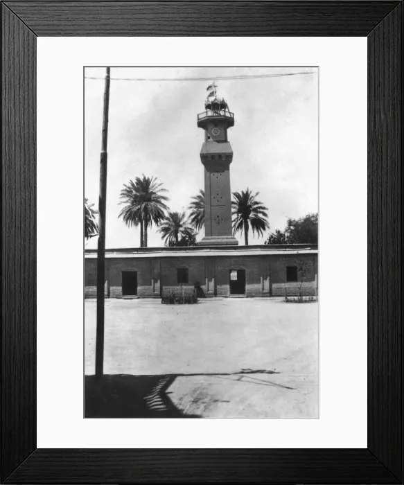 Framed Print : Block tower, 31st British general hospital, Baghdad, Mesopotamia, WWI, 1918 Framed Print : Block tower, 31st British general hospital, Baghdad, Mesopotamia, WWI, 1918