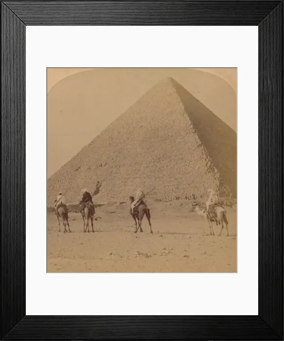 Framed Print : Cheops, the Greatest of the Pyramids, Egypt, 1896 Framed Print : Cheops, the Greatest of the Pyramids, Egypt, 1896