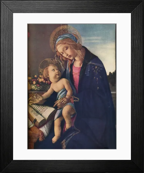 Framed Print : The Virgin and Child, c1480, (1936). Artist: Sandro Botticelli Framed Print : The Virgin and Child, c1480, (1936). Artist: Sandro Botticelli