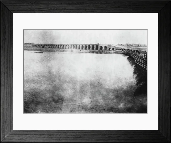 Framed Print : Mosul bridge, Mesopotamia, WWI, 1918 Framed Print : Mosul bridge, Mesopotamia, WWI, 1918