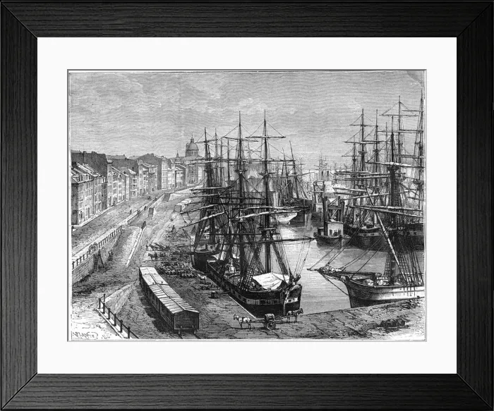 Framed Print : Montreal, Canada, 19th century