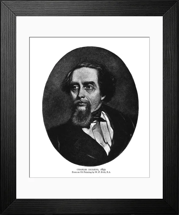 Framed Print : Charles Dickens, 1859 Framed Print : Charles Dickens, 1859