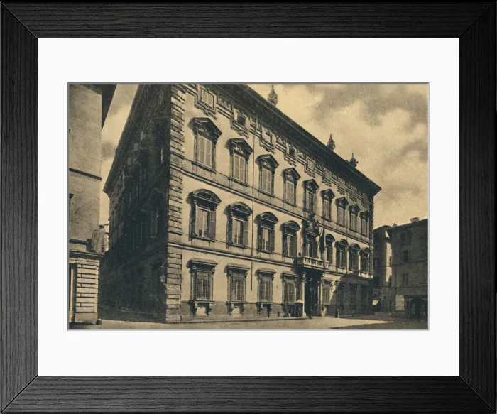 Framed Print : Roma - Palace of the Senate, 1910 Framed Print : Roma - Palace of the Senate, 1910