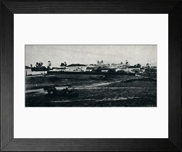 Framed Print : Cidade de Jundiahy, 1895. Artist: Axel Frick Framed Print : Cidade de Jundiahy, 1895. Artist: Axel Frick