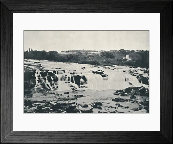 Framed Print : Cachoeira de Piracicaba, 1895. Artist: Joao Pompe Framed Print : Cachoeira de Piracicaba, 1895. Artist: Joao Pompe