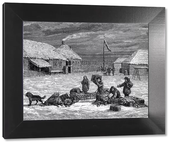 Alaskan scene, USA, 19th century