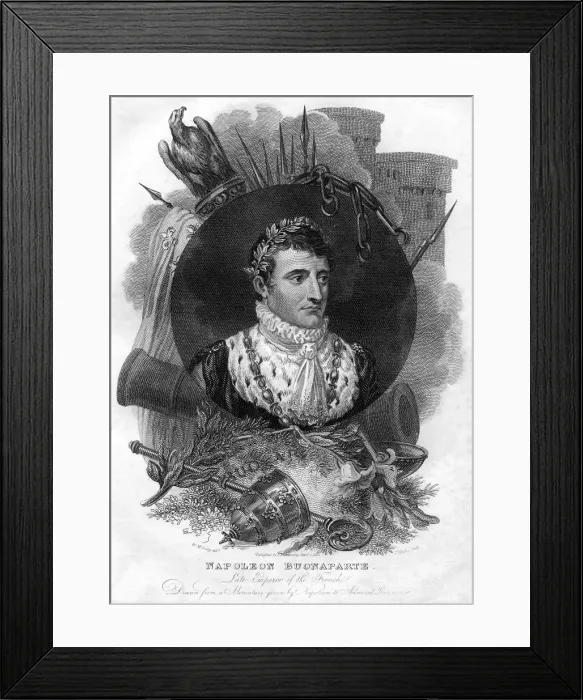 Framed Print : Napoleon I (1769-1821), Emperor of France, 1816. Artist: T Wallis Framed Print : Napoleon I (1769-1821), Emperor of France, 1816. Artist: T Wallis