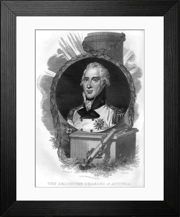 Framed Print : The Archduke Charles of Austria (1771-1847), 1816. Artist: T Wallis Framed Print : The Archduke Charles of Austria (1771-1847), 1816. Artist: T Wallis