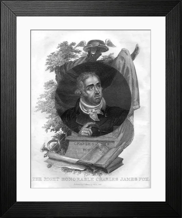Framed Print : The Right Honorable Charles James Fox (1749-1806), 1816. Artist: I Brown Framed Print : The Right Honorable Charles James Fox (1749-1806), 1816. Artist: I Brown