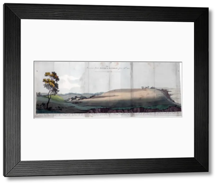 Framed Print : The Battle of Waterloo, 1815 (1816). Artist: J Booth Framed Print : The Battle of Waterloo, 1815 (1816). Artist: J Booth