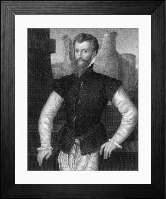 Framed Print : Edward Courtenay, 1st Earl of Devon (c1527-1556), 1824. Artist: W Freeman