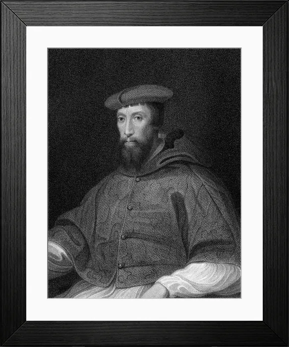Framed Print : Cardinal Reginald Pole (1500-1558), Archbishop of Canterbury, 1824. Artist: W Holl Framed Print : Cardinal Reginald Pole (1500-1558), Archbishop of Canterbury, 1824. Artist: W Holl