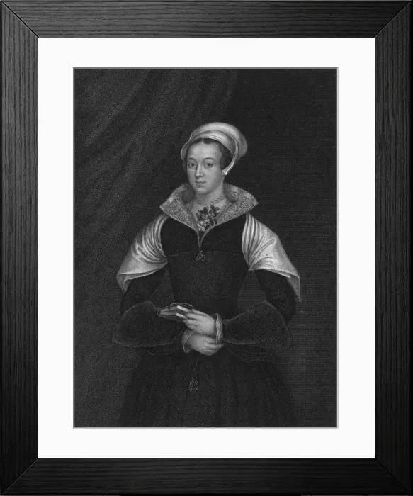 Framed Print : Lady Jane Grey (1537-1554), 1824. Artist: TA Dean Framed Print : Lady Jane Grey (1537-1554), 1824. Artist: TA Dean