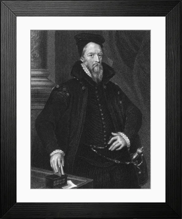 Framed Print : Ambrose Dudley, 3rd Earl of Warwick (d. 1589), 1825. Artist: E Scriven Framed Print : Ambrose Dudley, 3rd Earl of Warwick (d. 1589), 1825. Artist: E Scriven