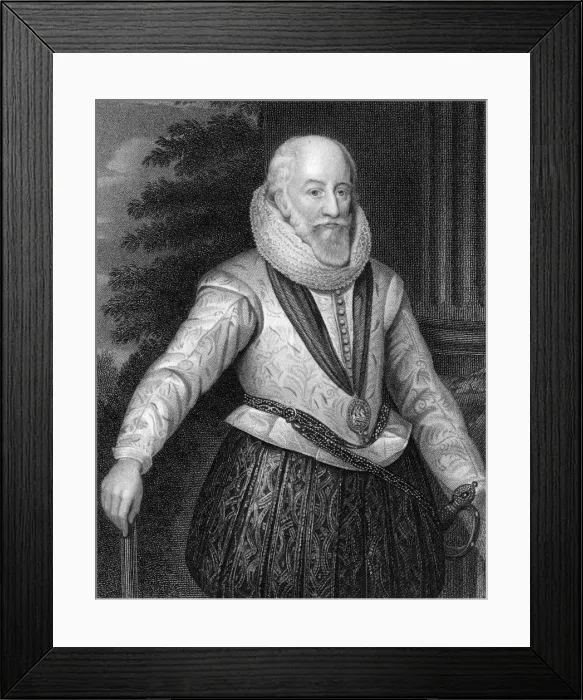 Framed Print : Edward Somerset (1776-1842), 4th Earl of Worcester, 1825. Artist: J Parker Framed Print : Edward Somerset (1776-1842), 4th Earl of Worcester, 1825. Artist: J Parker