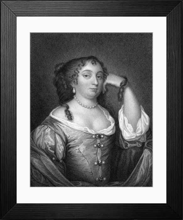 Framed Print : Anne Hyde, Duchess of York, Mother of Mary II and Queen Anne, 1825. Artist:s Freeman Framed Print : Anne Hyde, Duchess of York, Mother of Mary II and Queen Anne, 1825. Artist:s Freeman
