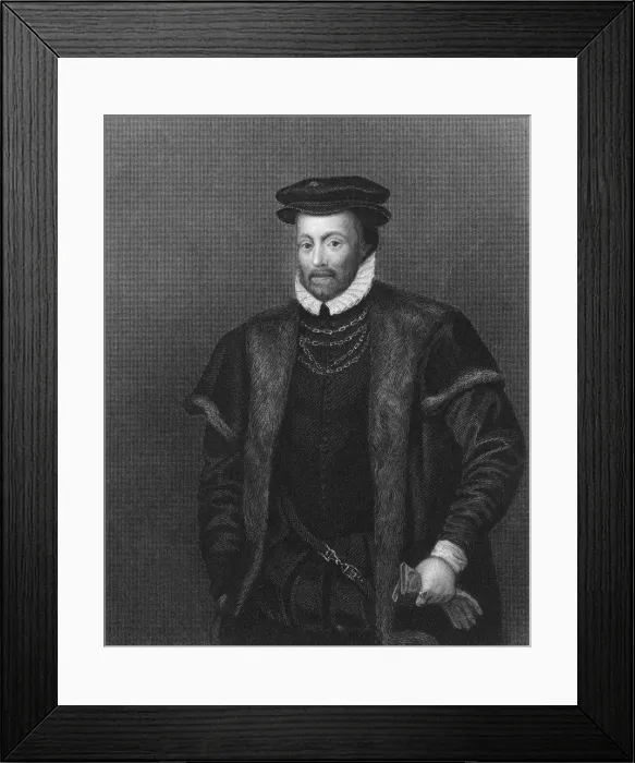 Framed Print : Edward, 1st Lord North, 1825. Artist: J Thomson Framed Print : Edward, 1st Lord North, 1825. Artist: J Thomson