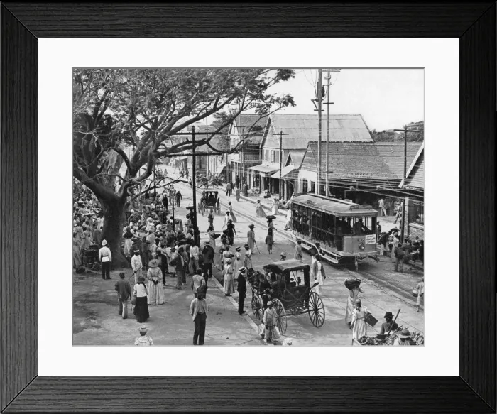 Framed Print : Jubilee Market Square, Kingston, Jamaica, c1905. Artist: Adolphe Duperly & Son Framed Print : Jubilee Market Square, Kingston, Jamaica, c1905. Artist: Adolphe Duperly & Son