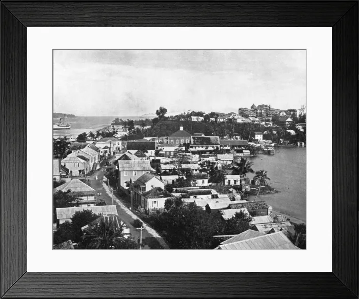 Framed Print : Port Antonio, Jamaica, c1905. Artist: Adolphe Duperly & Son Framed Print : Port Antonio, Jamaica, c1905. Artist: Adolphe Duperly & Son