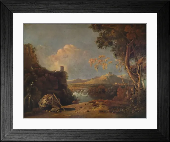 Framed Print : The White Monk, c1765, (1938). Artist: Richard Wilson Framed Print : The White Monk, c1765, (1938). Artist: Richard Wilson