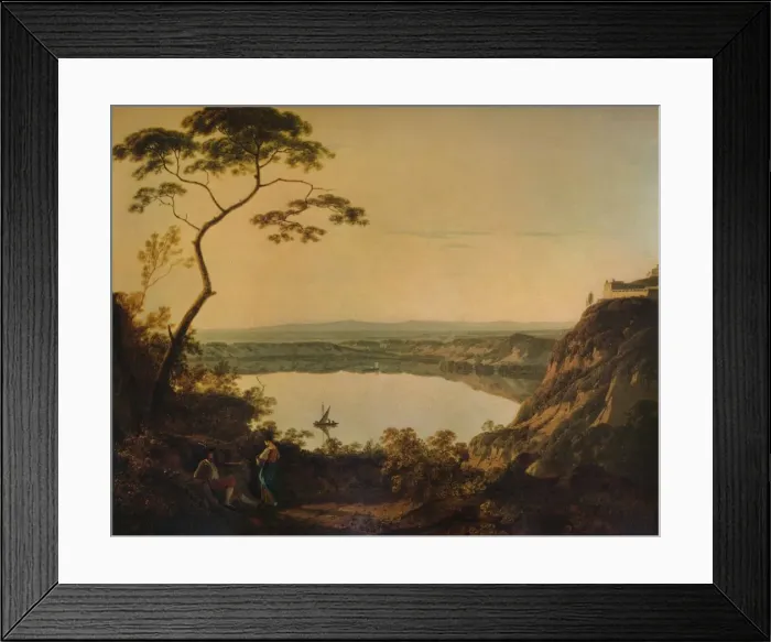 Framed Print : Lake of Nemi, c1761, (1938). Artist: Richard Wilson Framed Print : Lake of Nemi, c1761, (1938). Artist: Richard Wilson