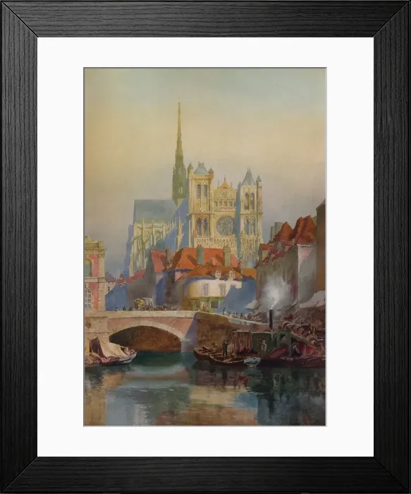 Framed Print : Amiens Cathedral, c1903, (1938). Artist: Richard Henry Wright Framed Print : Amiens Cathedral, c1903, (1938). Artist: Richard Henry Wright