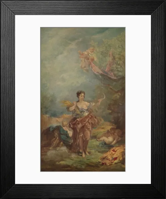 Framed Print : Autumn, c1802, (1938). Artist: Marguerite Gerard Framed Print : Autumn, c1802, (1938). Artist: Marguerite Gerard