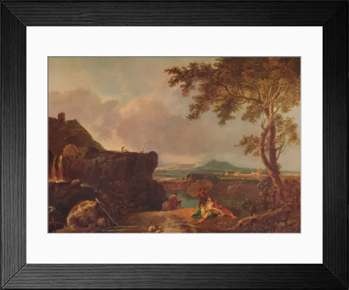 Framed Print : The White Monk II, c1775, (1938). Artist: Richard Wilson Framed Print : The White Monk II, c1775, (1938). Artist: Richard Wilson