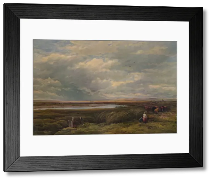 Framed Print : Near Barmouth, 1883, (1938). Artist: Edmund Morison Wimperis