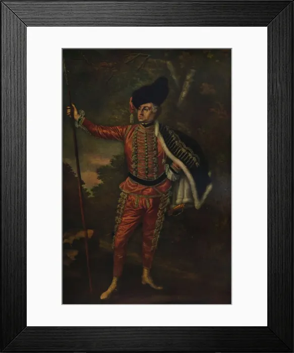 Framed Print : David Garrick as Tancred, (1938). Artist: Thomas Worlidge Framed Print : David Garrick as Tancred, (1938). Artist: Thomas Worlidge