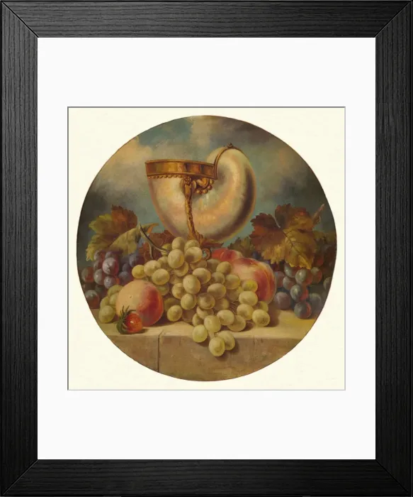Framed Print : Fruit Piece, c1850, (1938) Framed Print : Fruit Piece, c1850, (1938)
