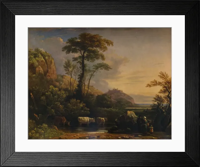 Framed Print : Harlech Castle, 1832, (1938). Artist: John Varley I Framed Print : Harlech Castle, 1832, (1938). Artist: John Varley I
