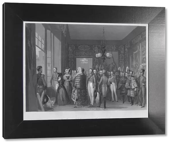 St. James Palace. The Audience Chamber, c1841. Artist: Henry Melville