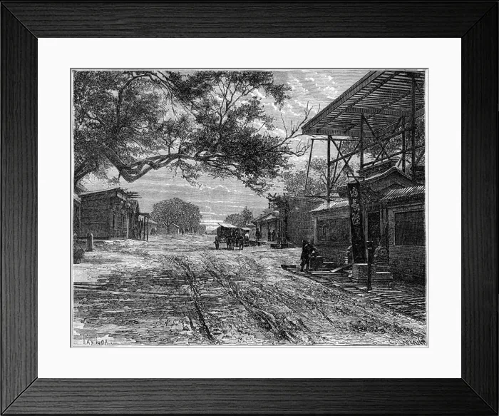Framed Print : The French Legation, Peking, China, late 19th century. Artist: C Laplante Framed Print : The French Legation, Peking, China, late 19th century. Artist: C Laplante