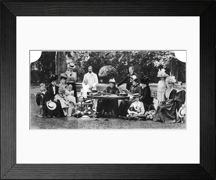 Framed Print : A royal family party at Osborne House, Isle of Wight, c1890-1900, (1935) Framed Print : A royal family party at Osborne House, Isle of Wight, c1890-1900, (1935)