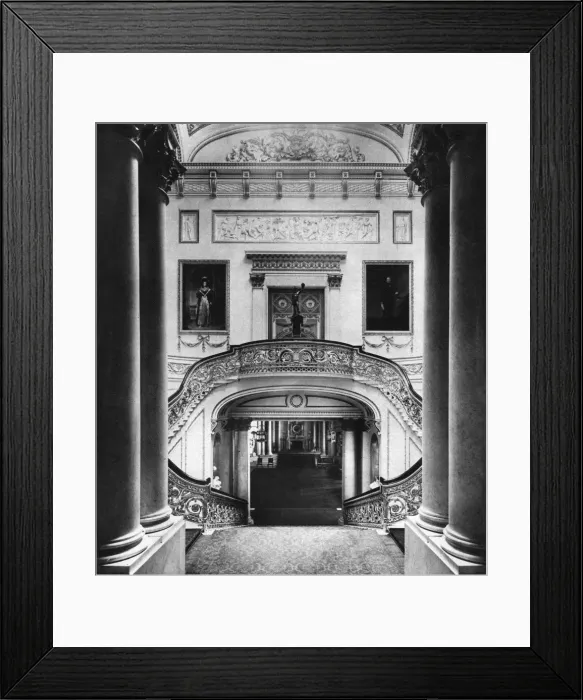 Framed Print : The grand staircase in Buckingham Palace, London, 1935 Framed Print : The grand staircase in Buckingham Palace, London, 1935