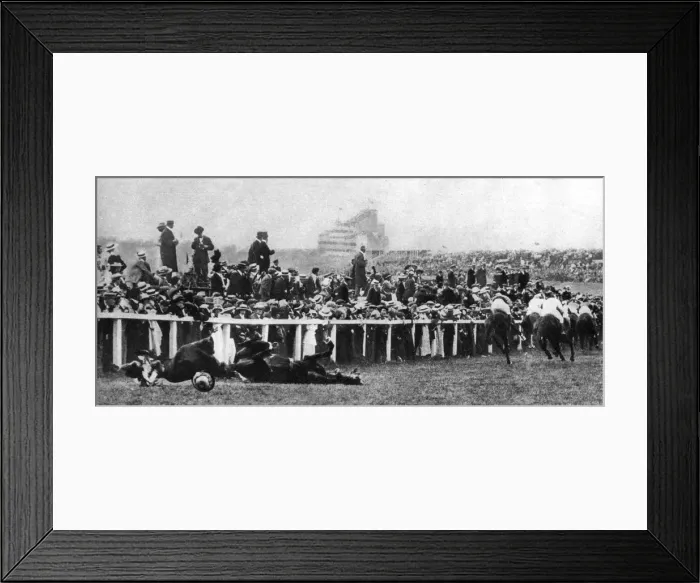 Framed Print : The Derby tragedy of 1913, (1935) Framed Print : The Derby tragedy of 1913, (1935)