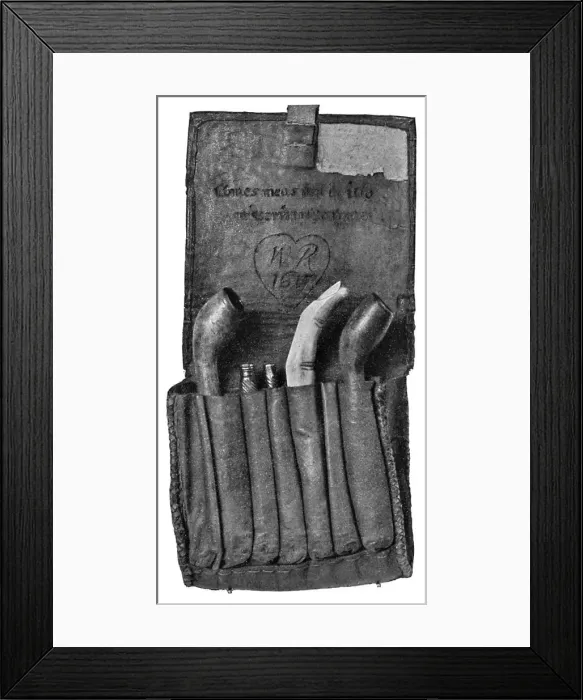 Framed Print : Raleighs pipes, c1920 Framed Print : Raleighs pipes, c1920
