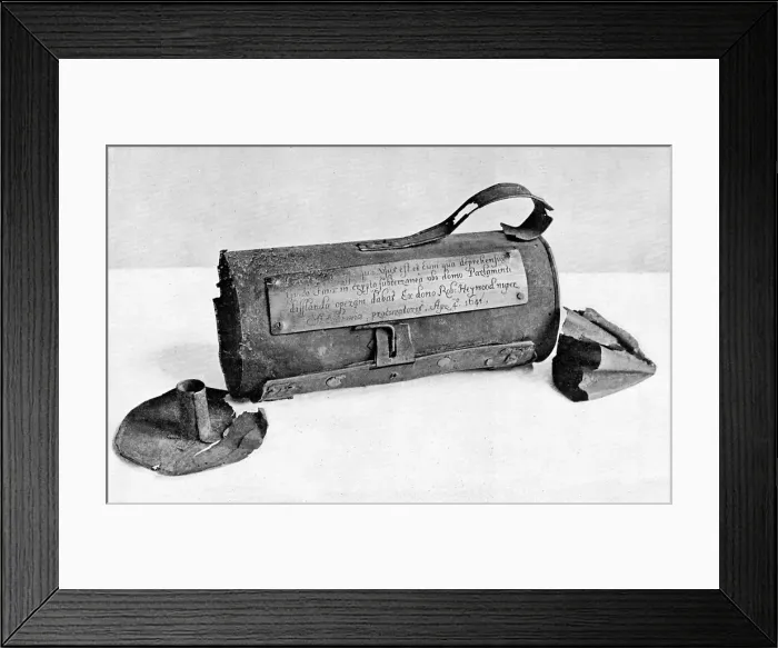 Framed Print : Guy Fawkes lantern, 17th century, (c1920) Framed Print : Guy Fawkes lantern, 17th century, (c1920)