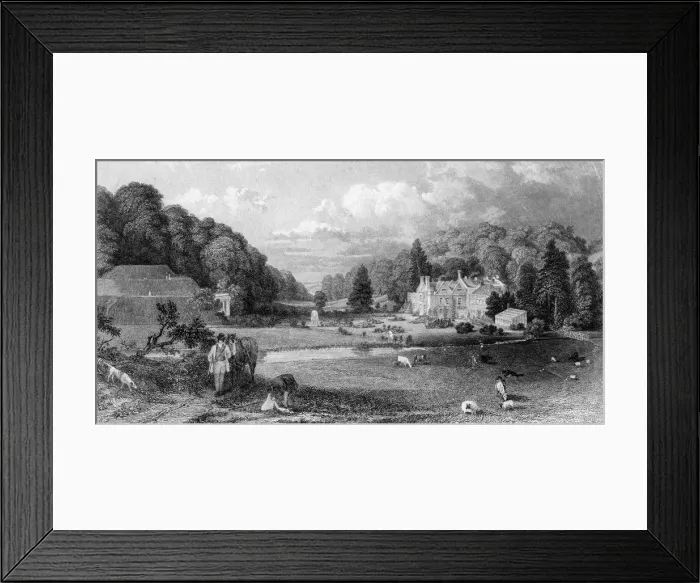 Framed Print : Wotton House, Surrey, 19th century. Artist: MJ Starling Framed Print : Wotton House, Surrey, 19th century. Artist: MJ Starling