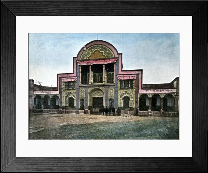 Framed Print : Gate of the palace of the Shah, Tehran, c1890. Artist: Gillot Framed Print : Gate of the palace of the Shah, Tehran, c1890. Artist: Gillot