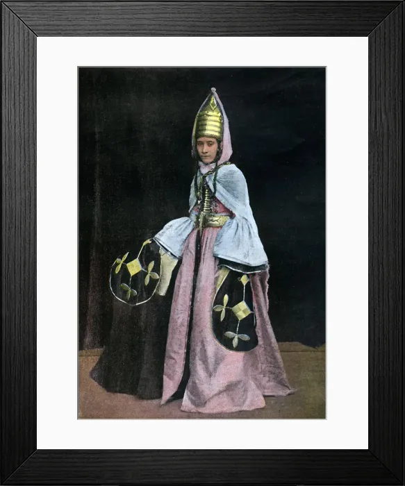 Framed Print : Kabardin woman, c1890 Framed Print : Kabardin woman, c1890