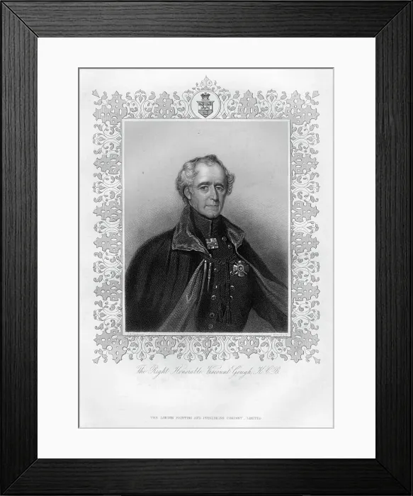 Framed Print : The Right Honourable Viscount Gough, 19th century. Artist: J Jackson Framed Print : The Right Honourable Viscount Gough, 19th century. Artist: J Jackson