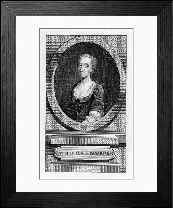 Framed Print : Catharine Trotter Cockburn (1679-1749), Scottish novelist, dramatist and philosopher, 19th century Framed Print : Catharine Trotter Cockburn (1679-1749), Scottish novelist, dramatist and philosopher, 19th century